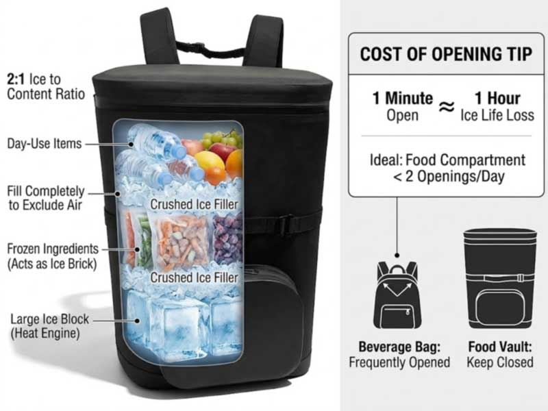 Camping Cooler Backpacks: Vícedenní udržení chladu na stezce