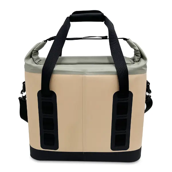 nepropustný Roll-Top Soft Cooler s vodotěsnou kapsou na zip a otvírákem na láhve